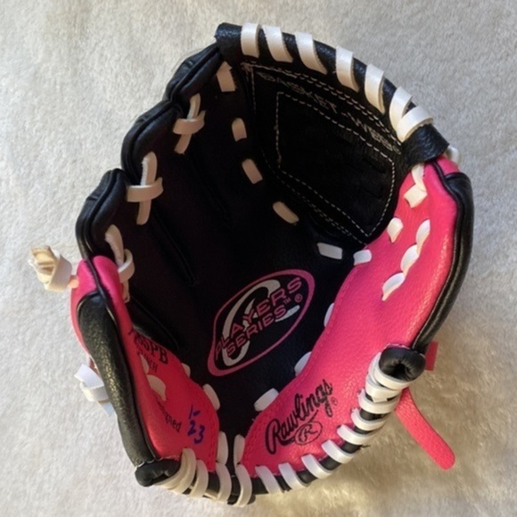 Children’s‎ Rawlings Players 9 In. T-Ball Glove (Pink) - Picture 8 of 9